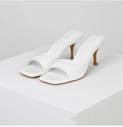 Stylish Open Mules with Heel