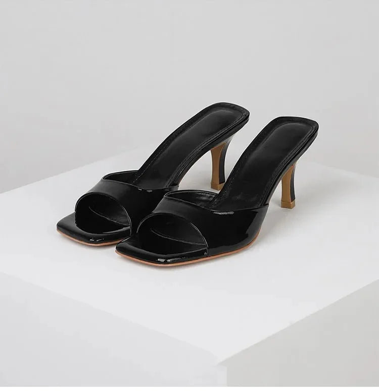 Stylish Open Mules with Heel