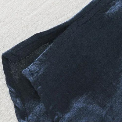 Relaxed Linen Popover Shirt Style