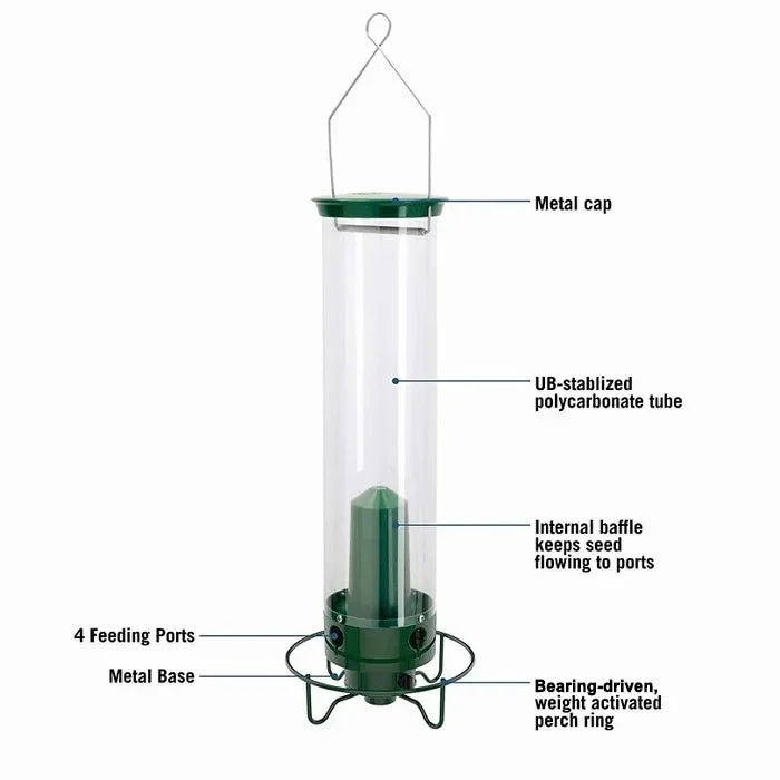 Outdoor Squirrel Resistant Bird Feeder