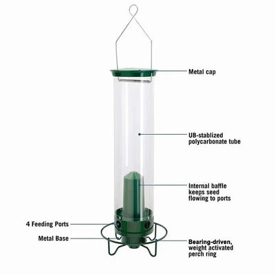 Outdoor Squirrel Resistant Bird Feeder