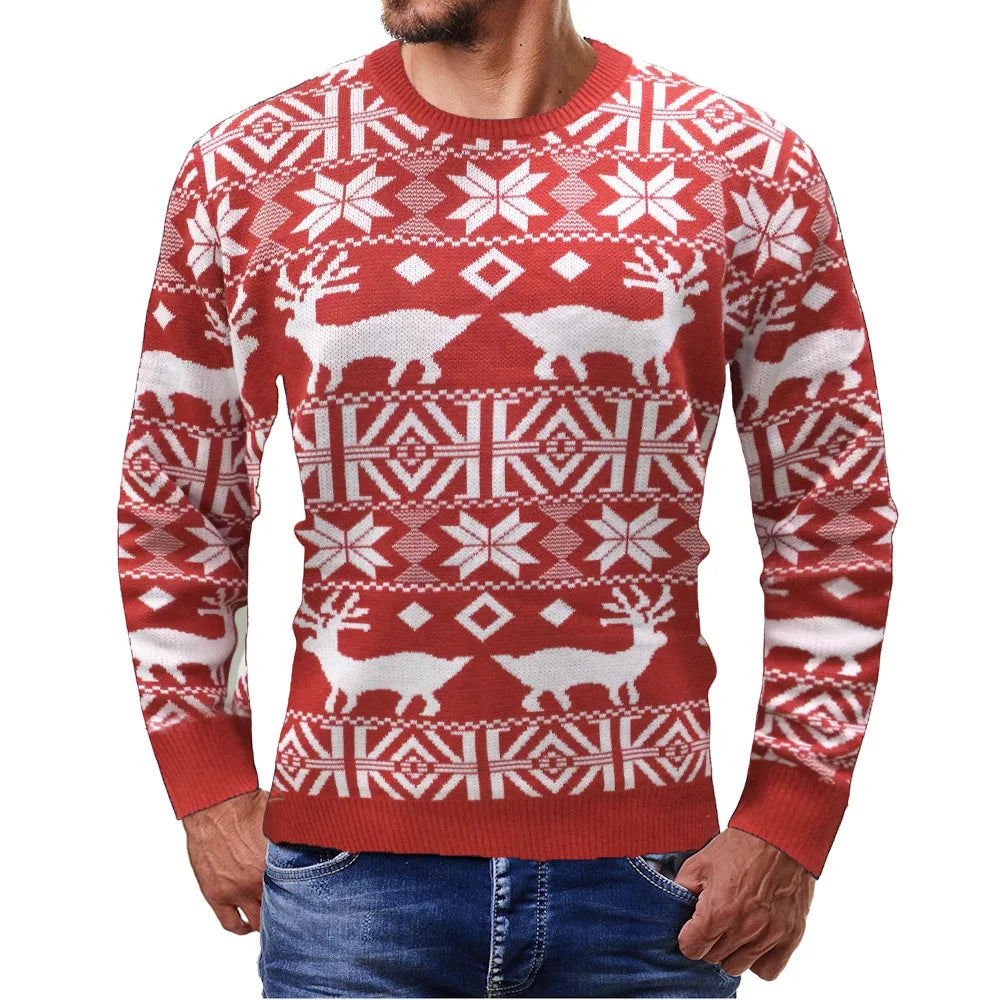 Festive Stylish Holiday Knit Sweater
