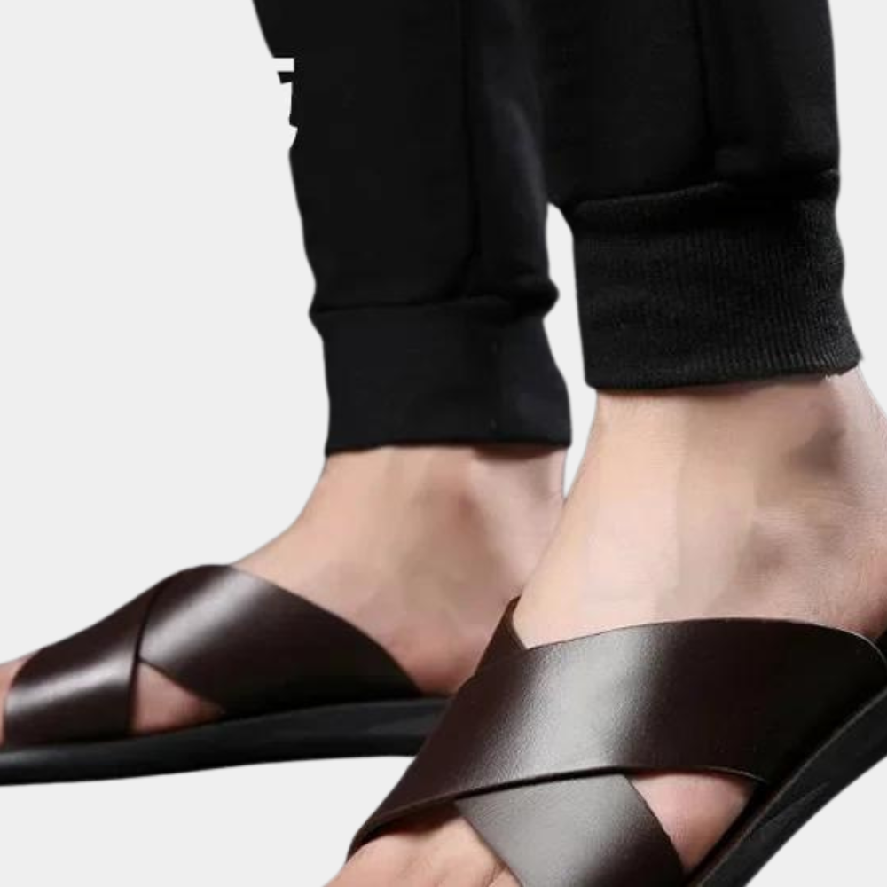 Stylish Men's Leather Sandals