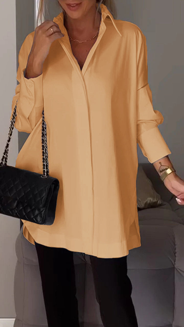 Stylish Cotton Split Shirt Women