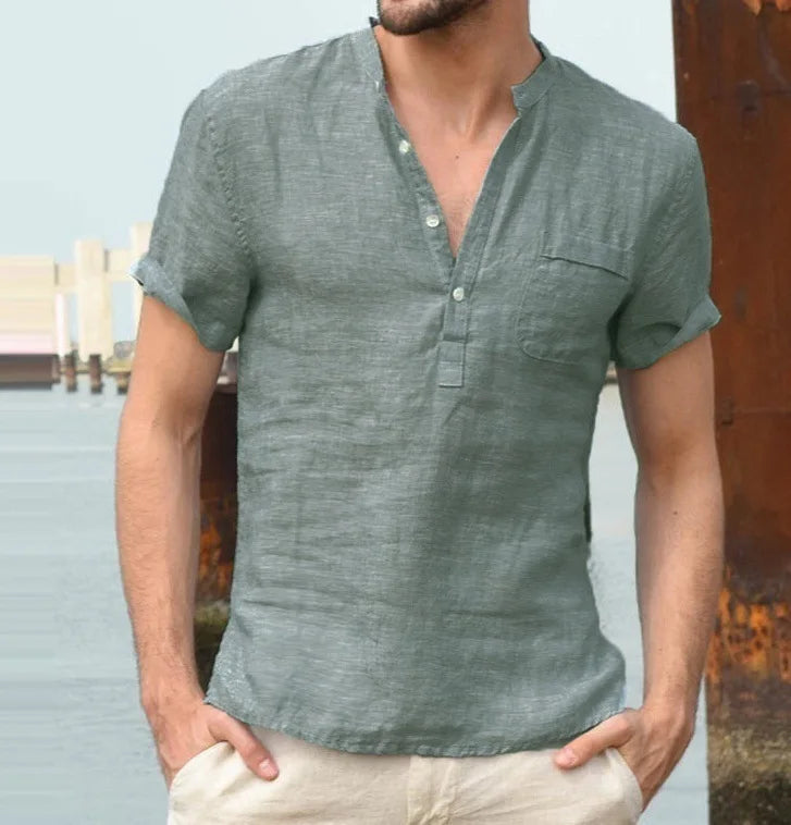 Linen Summer Shirt Men