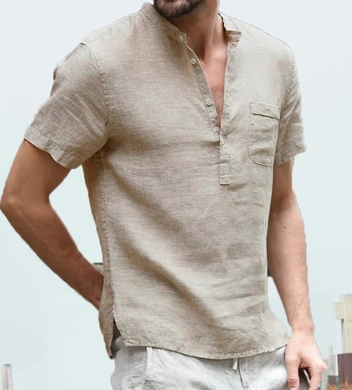 Linen Summer Shirt Men