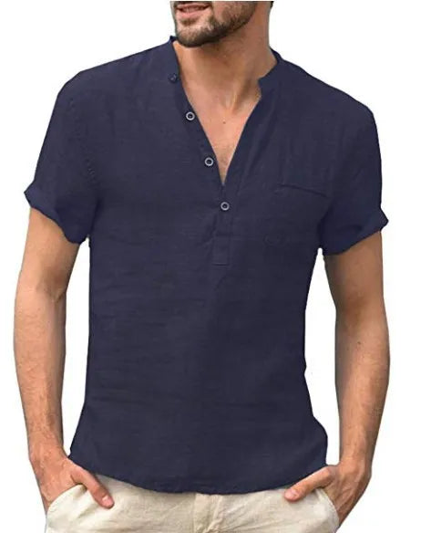 Linen Summer Shirt Men