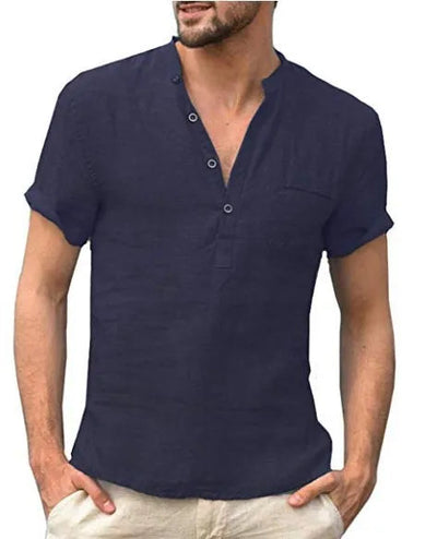 Linen Summer Shirt Men