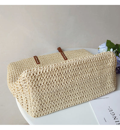 Woven Beach Tote Bag Women