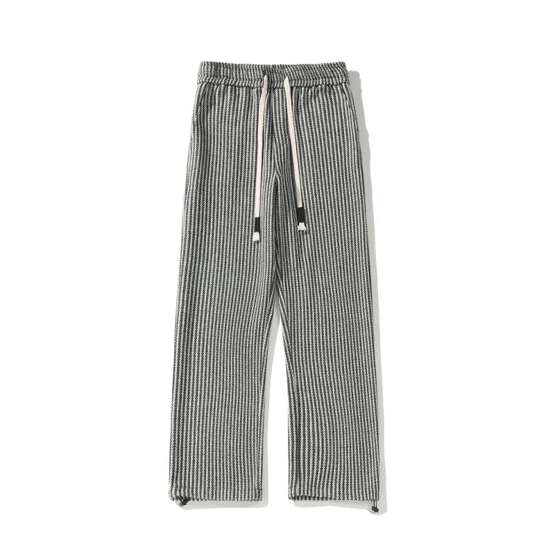 Wide-Leg Knit Lounge Pants Men