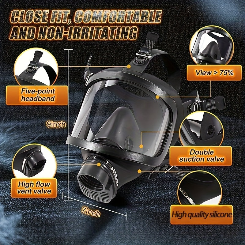 Full Face Respiratory Gas Mask