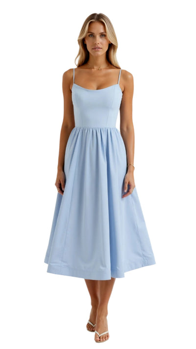 Corset Summer Midi Dress Women