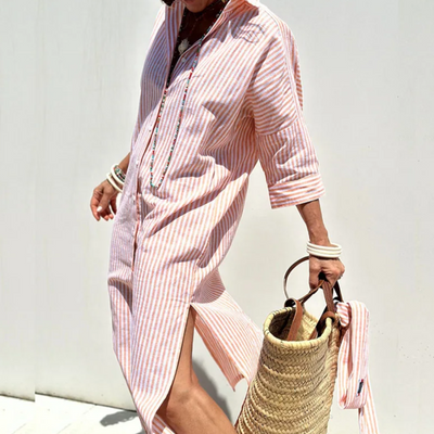 Stylish Relaxed Fit Shirt Dress