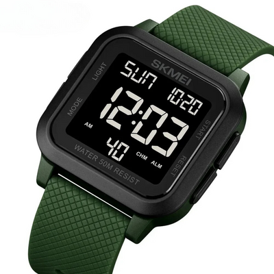 Waterproof Digital Watch Comfortable Strap