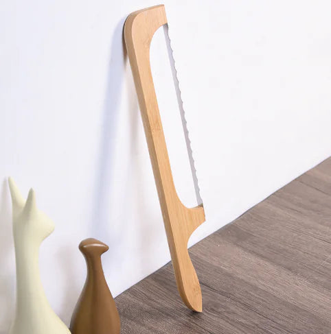Wooden Bread Knife Slicer