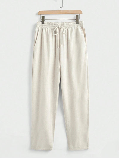 Men’s Retro Linen Beachwear Set
