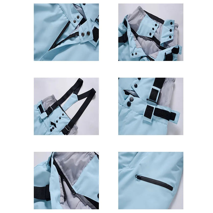 Aussietactix GlacierFlex ski and snowboard trousers, fleece-lined and waterproof for adventures in the snow.