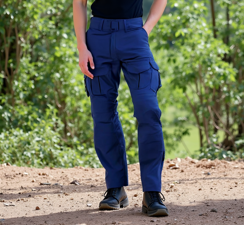 Aussietactix Tactical Camouflage Trousers - Durable trousers with knee protection for outdoor and tactical use.