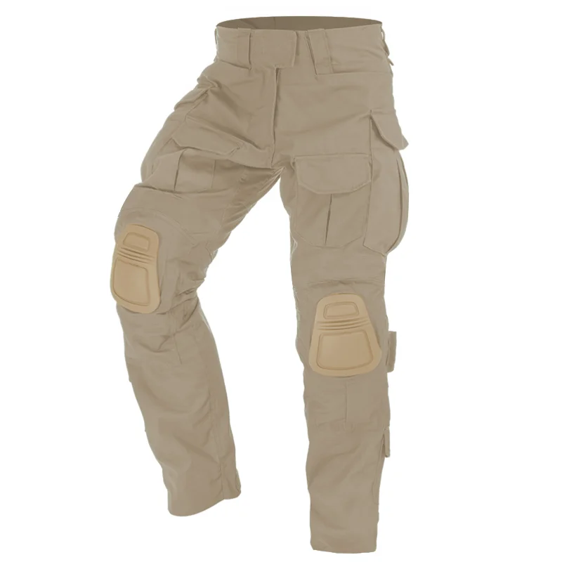 Aussietactix Tactical Camouflage Trousers - Durable trousers with knee protection for outdoor and tactical use.