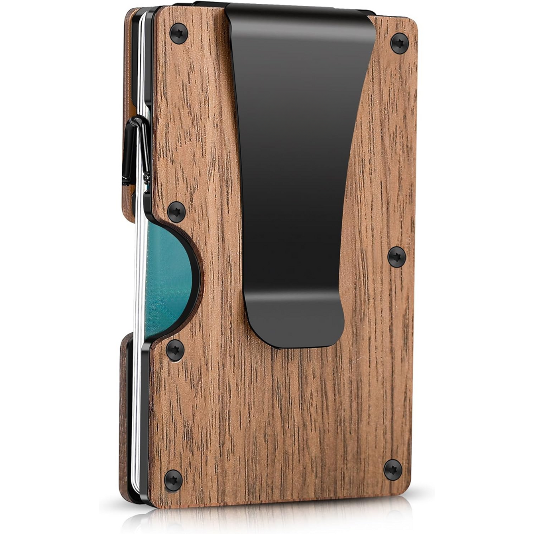 Slim RFID-Blocking Carbon Fiber Wallet