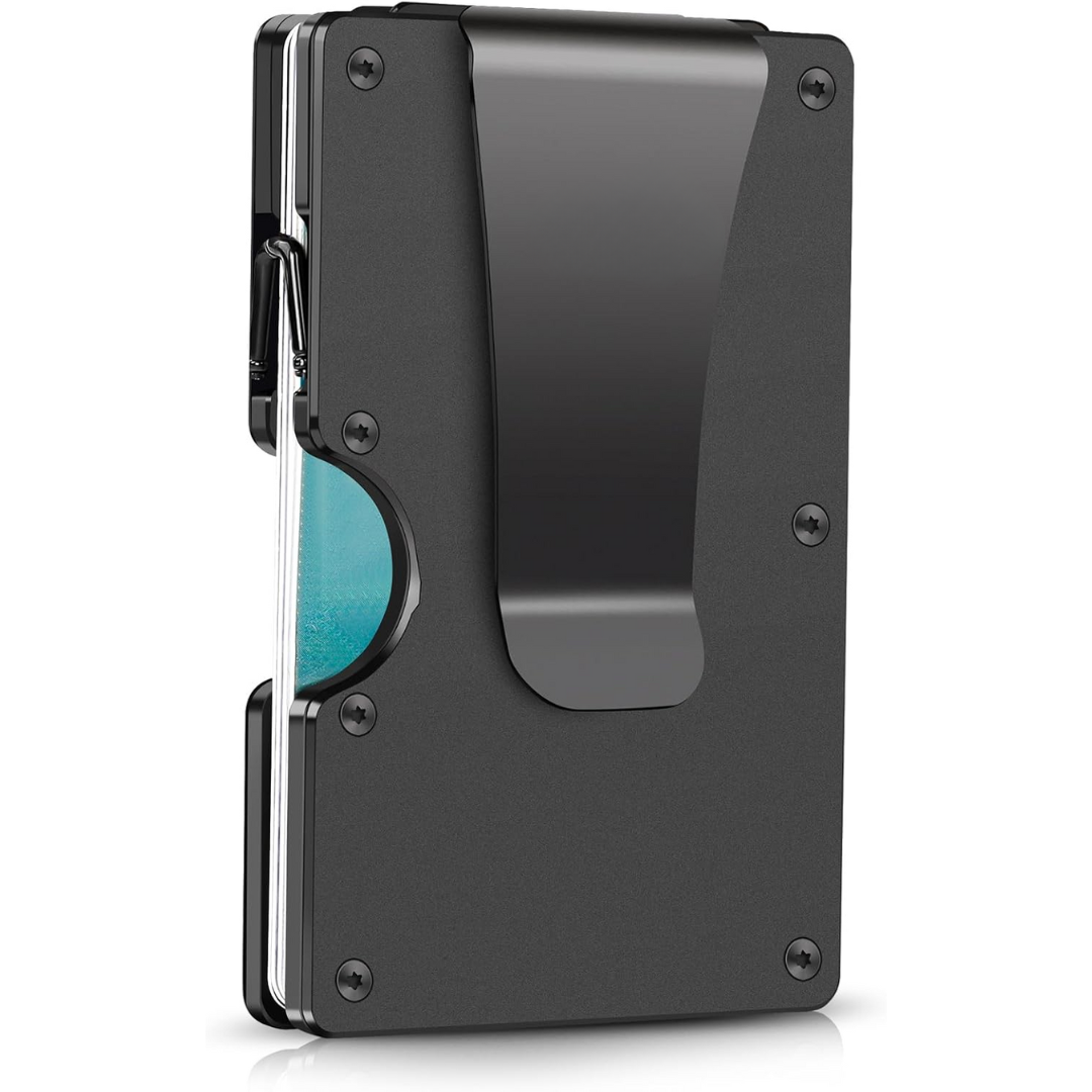 Slim RFID-Blocking Carbon Fiber Wallet