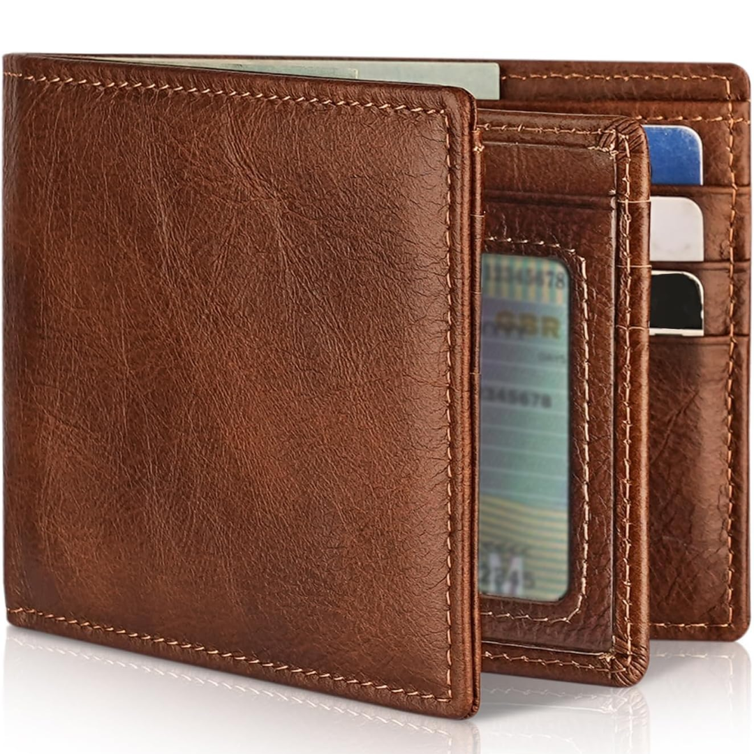 Men’s Bifold Genuine Leather Wallet