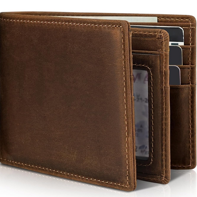 Men’s Bifold Genuine Leather Wallet