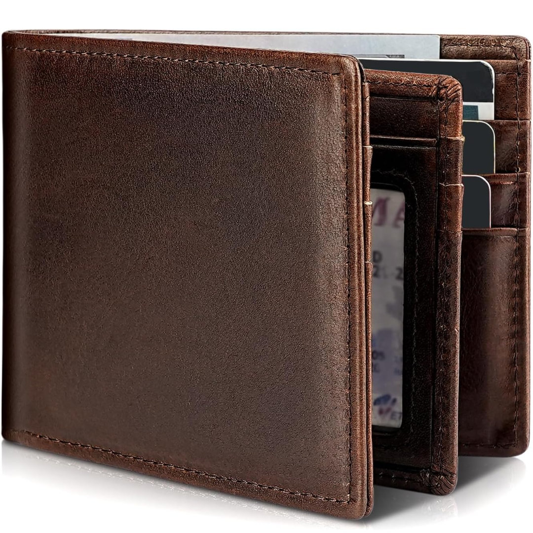 Men’s Bifold Genuine Leather Wallet