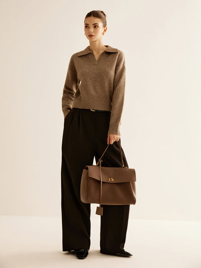 Large Flap Shoulder Bag Women