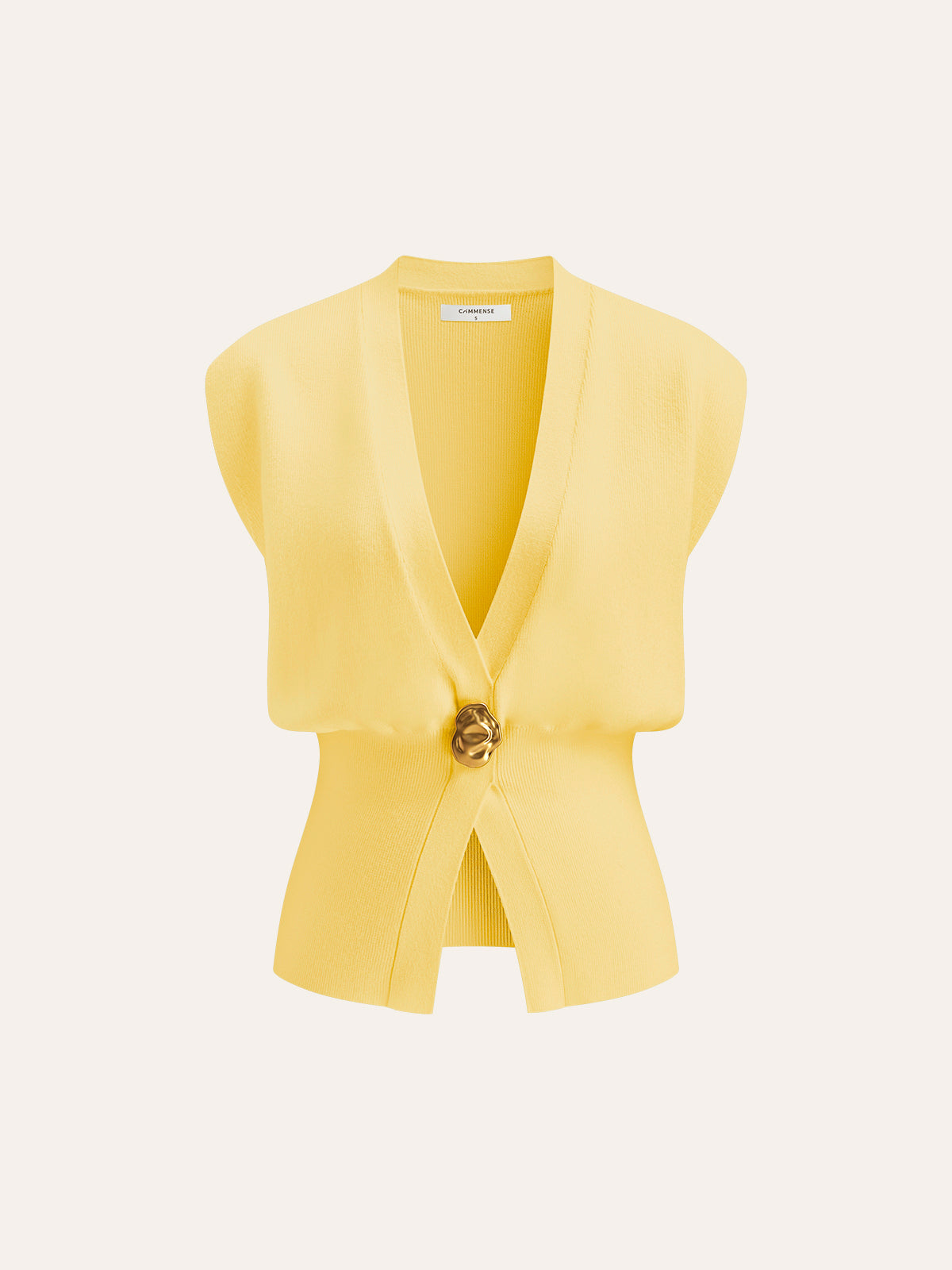 Sleeveless Knit Women's Cardigan