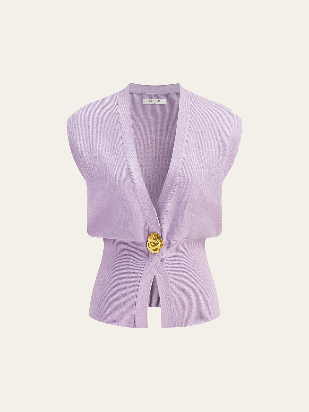 Sleeveless Knit Women's Cardigan