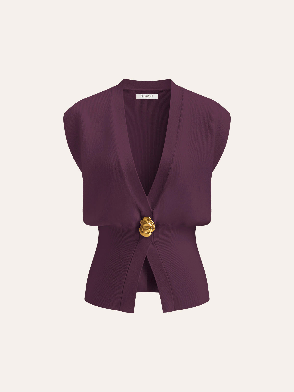 Sleeveless Knit Women's Cardigan