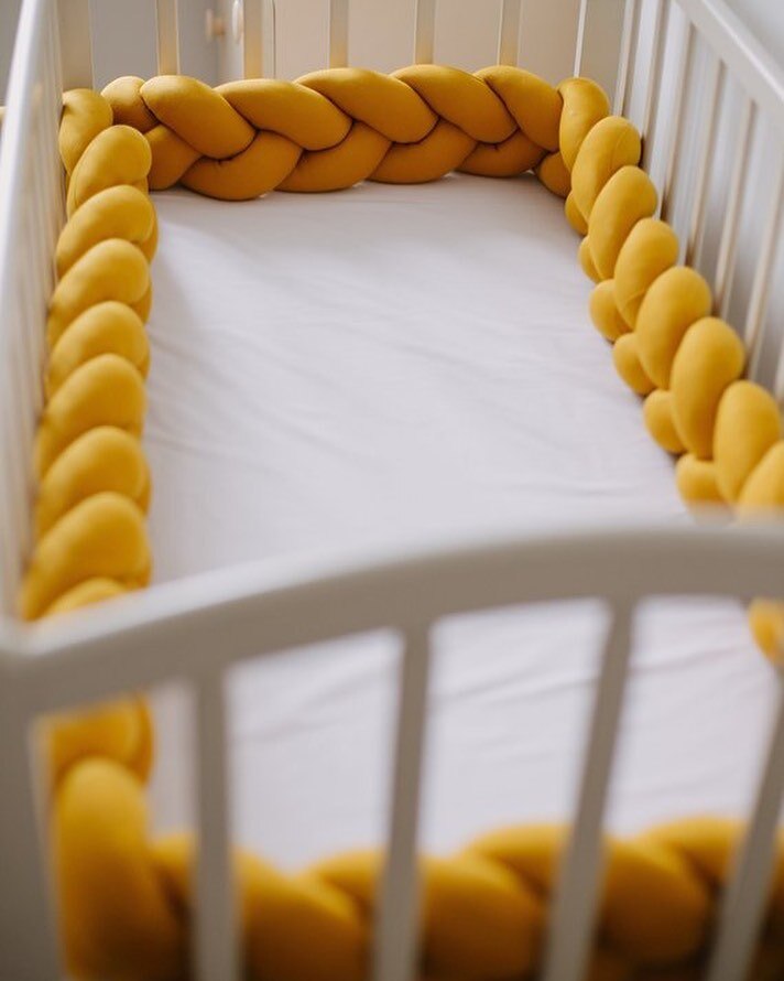 Soft Braided Bumper Baby Pillows