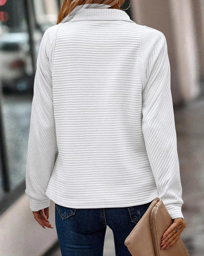 Stylish Half-Zip Knit Jumper
