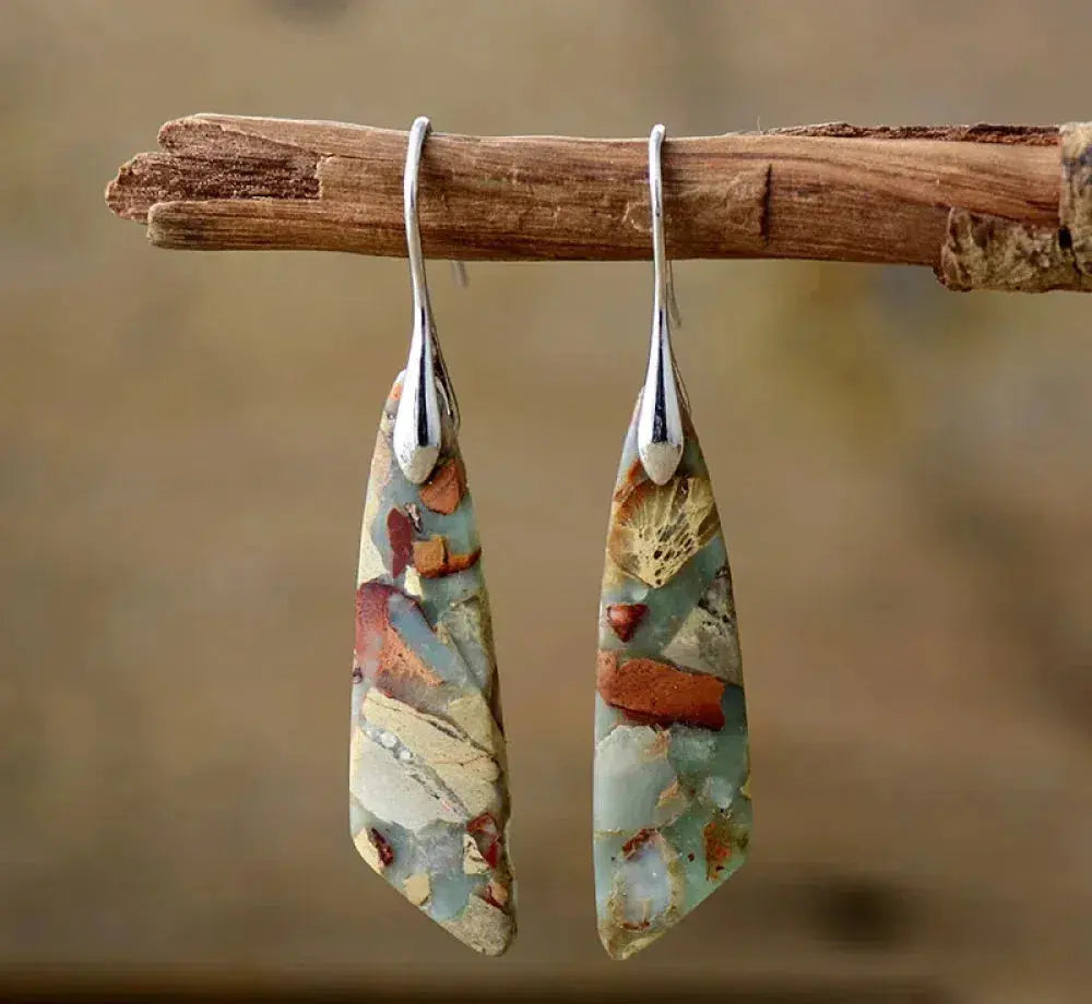 Elegant Nature-Inspired Vintage Earrings