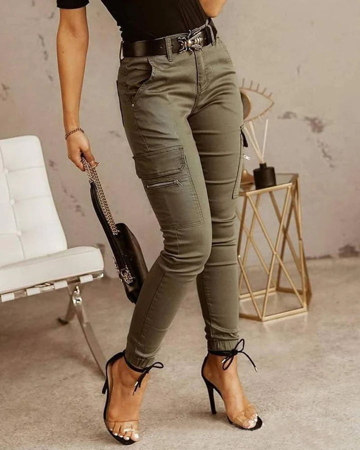 Casual Women’s Cargo Jeans Pants