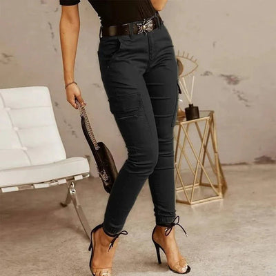 Casual Women’s Cargo Jeans Pants