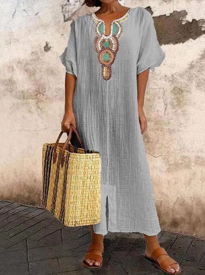 Women's Casual Summer Cotton Kaftan