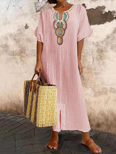 Women's Casual Summer Cotton Kaftan