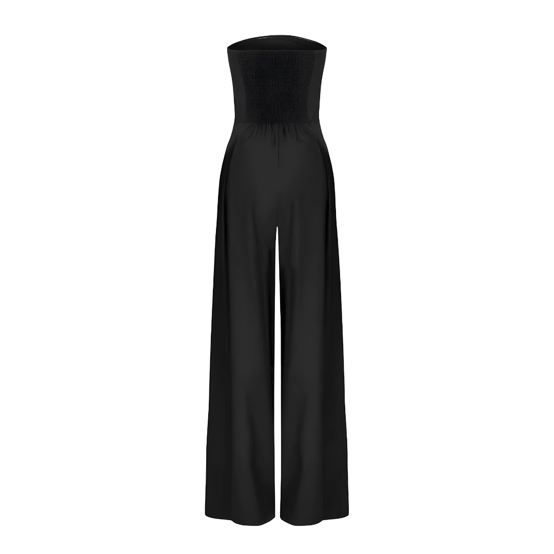 Women's Jumpsuit Strapless Wide-Leg
