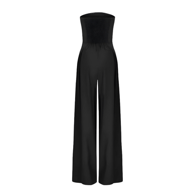 Women's Jumpsuit Strapless Wide-Leg