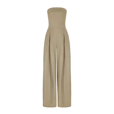 Women's Jumpsuit Strapless Wide-Leg