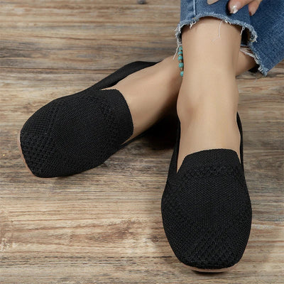 Women’s Slip-On Loafers | Breathable Knit Flats