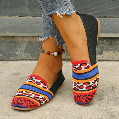Women’s Slip-On Loafers | Breathable Knit Flats