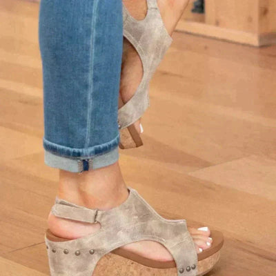 Women's Wedge Sandals | Open-Toe Comfortable Design
