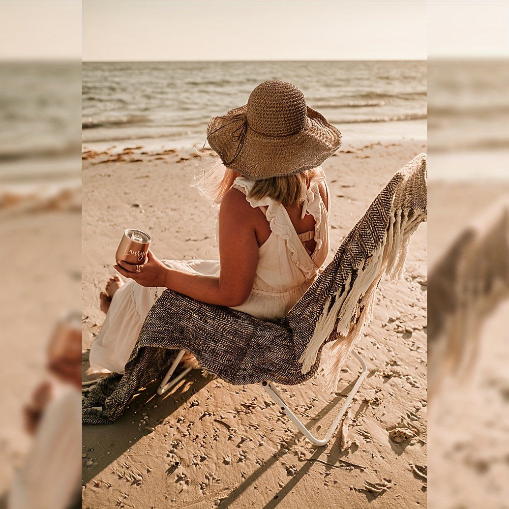 Crochet Boho Summer Straw Hat