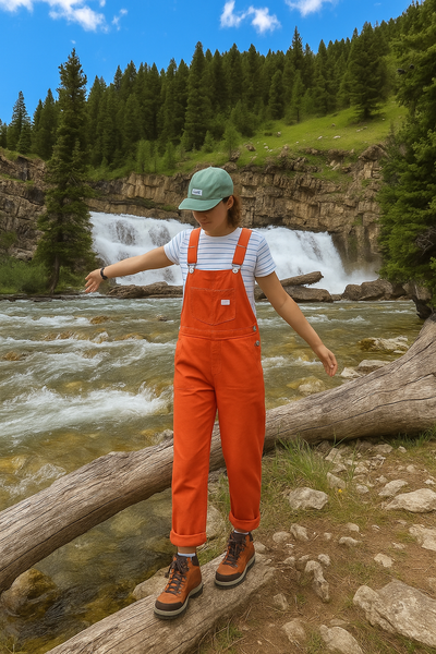 Unisex Cargo Overalls with Pockets