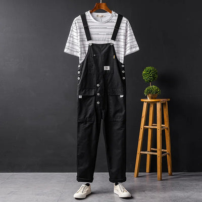 Variant image for Unisex Cargo Overalls with Pockets-22