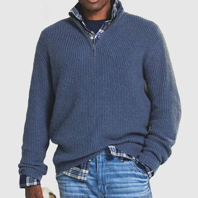 Half-Zip Business Casual Sweater